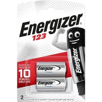 Energizer 123 Lithium Photo Batteries - 2 Pack
Energizer 123 Lithium Photo Batteries - 2 Pack