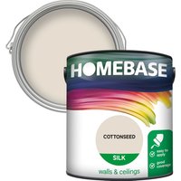 Homebase Silk Paint - Cottonseed 2.5L
Homebase Silk Paint - Cottonseed 2.5L