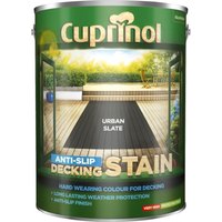 Cuprinol Anti-Slip Decking Stain - Urban Slate - 5L
Cuprinol Anti-Slip Decking Stain - Urban Slate - 5L
