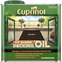Cuprinol UV Guard Decking Oil - Walnut - 2.5L
Cuprinol UV Guard Decking Oil - Walnut - 2.5L