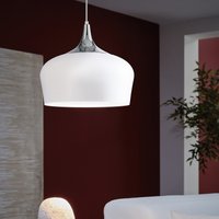 Eglo Obregon Pendant Light - White & Chrome
Eglo Obregon Pendant Light - White & Chrome