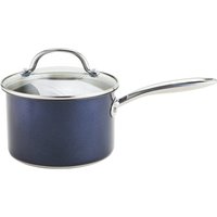Prestige Optisteel Induction Stainless Steel 18cm Saucepan - Blue 
Prestige Optisteel Induction Stainless Steel 18cm Saucepan - Blue