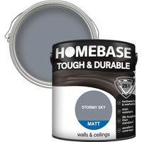 Homebase Tough & Durable Matt Paint - Stormy Sky 2.5L
Homebase Tough & Durable Matt Paint - Stormy Sky 2.5L