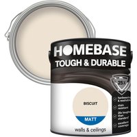 Homebase Tough & Durable Matt Paint - Biscuit 2.5L
Homebase Tough & Durable Matt Paint - Biscuit 2.5L