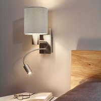 Eglo Pasteri Wall Light - Satin Nickel
Eglo Pasteri Wall Light - Satin Nickel