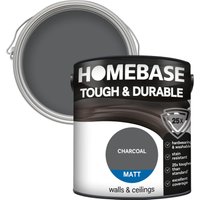 Homebase Tough & Durable Matt Paint - Charcoal 2.5L
Homebase Tough & Durable Matt Paint - Charcoal 2.5L