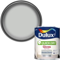 Dulux Quick Dry Gloss Paint - Goose Down - 750ml
Dulux Quick Dry Gloss Paint - Goose Down - 750ml