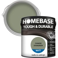 Homebase Tough & Durable Matt Paint - Chinese Evergreen 2.5L
Homebase Tough & Durable Matt Paint - Chinese Evergreen 2.5L