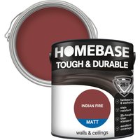 Homebase Tough & Durable Matt Paint - Indian Fire 2.5L
Homebase Tough & Durable Matt Paint - Indian Fire 2.5L