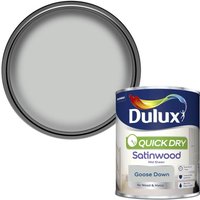 Dulux Quick Dry Satinwood Paint - Goose Down - 750ml
Dulux Quick Dry Satinwood Paint - Goose Down - 750ml