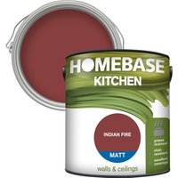 Homebase Kitchen Matt Paint - Indian Fire 2.5L
Homebase Kitchen Matt Paint - Indian Fire 2.5L