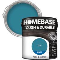 Homebase Tough & Durable Matt Paint - Teal 2.5L
Homebase Tough & Durable Matt Paint - Teal 2.5L