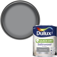 Dulux Quick Dry Satinwood Paint - Natural Slate - 750ml
Dulux Quick Dry Satinwood Paint - Natural Slate - 750ml