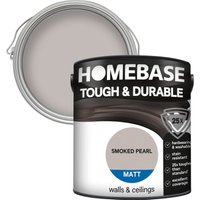 Homebase Tough & Durable Matt Paint - Smoked Pearl 2.5L
Homebase Tough & Durable Matt Paint - Smoked Pearl 2.5L