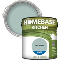 Homebase Kitchen Matt Paint - Duck Egg 2.5L
Homebase Kitchen Matt Paint - Duck Egg 2.5L