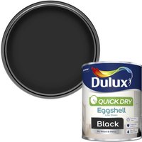 Dulux Quick Dry Eggshell Paint - Black - 750ml
Dulux Quick Dry Eggshell Paint - Black - 750ml
