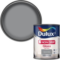 Dulux Non Drip Gloss Paint - Natural Slate - 750ml
Dulux Non Drip Gloss Paint - Natural Slate - 750ml