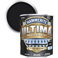 Hammerite Ultima Smooth Metal Paint - Black - 750ml
Hammerite Ultima Smooth Metal Paint - Black - 750ml