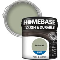 Homebase Tough & Durable Matt Paint - Pale Olive 2.5L
Homebase Tough & Durable Matt Paint - Pale Olive 2.5L