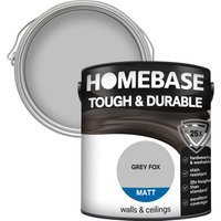 Homebase Tough & Durable Matt Paint - Grey Fox 2.5L
Homebase Tough & Durable Matt Paint - Grey Fox 2.5L
