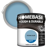 Homebase Tough & Durable Matt Paint - Ocean Calm 2.5L
Homebase Tough & Durable Matt Paint - Ocean Calm 2.5L