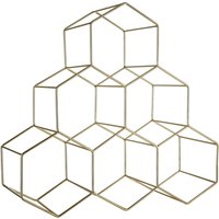 Vertex 6 Bottle Wine Rack - Gold Finish
Vertex 6 Bottle Wine Rack - Gold Finish