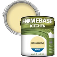 Homebase Kitchen Matt Paint - Lemon Souffle 2.5L
Homebase Kitchen Matt Paint - Lemon Souffle 2.5L