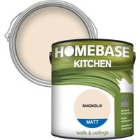 Homebase Kitchen Matt Paint - Magnolia 2.5L
Homebase Kitchen Matt Paint - Magnolia 2.5L