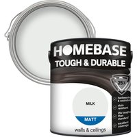 Homebase Tough & Durable Matt Paint - Milk 2.5L
Homebase Tough & Durable Matt Paint - Milk 2.5L
