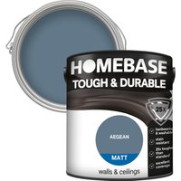 Homebase Tough & Durable Matt Paint - Aegean 2.5L
Homebase Tough & Durable Matt Paint - Aegean 2.5L