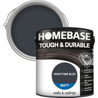 Homebase Tough & Durable Matt Paint - Nighttime Blue 2.5L
Homebase Tough & Durable Matt Paint - Nighttime Blue 2.5L