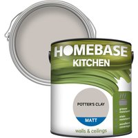 Homebase Kitchen Matt Paint - Potters Clay 2.5L
Homebase Kitchen Matt Paint - Potters Clay 2.5L