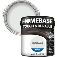 Homebase Tough & Durable Matt Paint - White Marble 2.5L
Homebase Tough & Durable Matt Paint - White Marble 2.5L