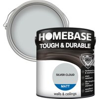 Homebase Tough & Durable Matt Paint - Silver Cloud 2.5L
Homebase Tough & Durable Matt Paint - Silver Cloud 2.5L
