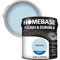 Homebase Tough & Durable Matt Paint - Blue Lace 2.5L
Homebase Tough & Durable Matt Paint - Blue Lace 2.5L