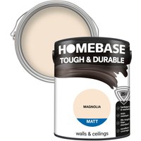 Homebase Tough & Durable Matt Paint - Magnolia 5L
Homebase Tough & Durable Matt Paint - Magnolia 5L