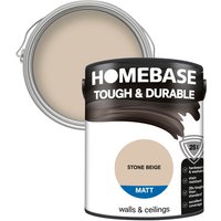 Homebase Tough & Durable Matt Paint - Stone Beige 5L
Homebase Tough & Durable Matt Paint - Stone Beige 5L