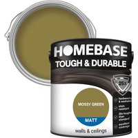 Homebase Tough & Durable Matt Paint - Moss Green 2.5L
Homebase Tough & Durable Matt Paint - Moss Green 2.5L