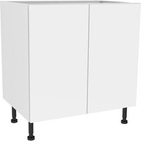 Gloss Slab White 800mm Base Unit