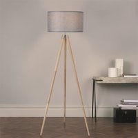 Noah Tripod Floor Lamp - Grey & Natural Wood
Noah Tripod Floor Lamp - Grey & Natural Wood