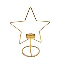 Gold Wire Star Candle Holder
Gold Wire Star Candle Holder