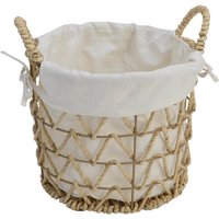 Rattan Storage Basket with Lining
Rattan Storage Basket with Lining