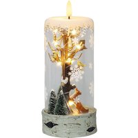 Christmas Woodland Scene Light Up Glass Candle Cloche (Battery Operated)
Christmas Woodland Scene Light Up Glass Candle Cloche (Battery Operated)