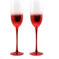 Champagne Flutes - Set of 2 - Red 
Champagne Flutes - Set of 2 - Red