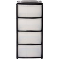 4 Drawer Storage Tower - Black
4 Drawer Storage Tower - Black