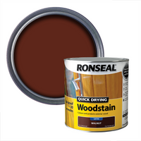 Ronseal Quick Drying Woodstain Walnut Satin - 2.5L
Ronseal Quick Drying Woodstain Walnut Satin - 2.5L