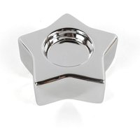 Silver Ceramic Star Candle Holder
Silver Ceramic Star Candle Holder