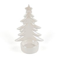 Pearl White Ceramic Christmas Tree Candle Holder
Pearl White Ceramic Christmas Tree Candle Holder
