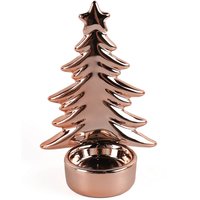 Rose Gold Ceramic Christmas Tree Candle Holder
Rose Gold Ceramic Christmas Tree Candle Holder