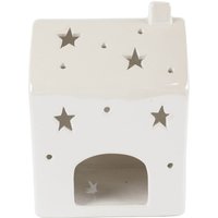 Pearl White House Tealight Holder Large
Pearl White House Tealight Holder Large